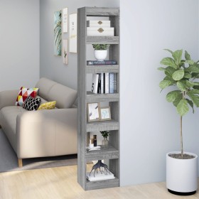 Estantería/divisor de espacios gris Sonoma 40x30x198 cm en Librerías y estanterías | Comprar online en Foru.es