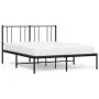 Estructura de cama con cabecero metal negro 140x190 cm de vidaXL, Camas y somieres - Ref: Foro24-352480, Precio: 87,07 €, Des...