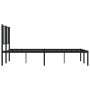 Estructura de cama con cabecero metal negro 140x190 cm de vidaXL, Camas y somieres - Ref: Foro24-352480, Precio: 88,60 €, Des...