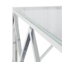 Mesa de centro acero inoxidable y vidrio 80x80x40 cm de vidaXL, Mesas de centro - Ref: Foro24-349969, Precio: 148,33 €, Descu...