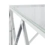 Mesa de centro acero inoxidable y vidrio 80x80x40 cm de vidaXL, Mesas de centro - Ref: Foro24-349969, Precio: 146,20 €, Descu...
