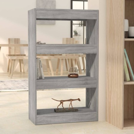 Estantería/divisor madera ingeniería gris Sonoma 60x30x103 cm en Librerías y estanterías | Comprar online en Foru.es