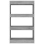 Estantería/divisor madera ingeniería gris Sonoma 60x30x103 cm en Librerías y estanterías | Comprar online en Foru.es