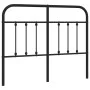 Kopfteil aus schwarzem Metall, 120 cm von vidaXL, Kopf- und Fußteile - Ref: Foro24-352609, Preis: 45,11 €, Rabatt: %