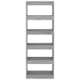 Estantería/divisor madera ingeniería gris Sonoma 60x30x166 cm en Librerías y estanterías | Comprar online en Foru.es