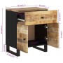 Mesita de noche madera mango madera contrachapada 50x33x60 cm de vidaXL, Mesitas de noche - Ref: Foro24-350668, Precio: 119,6...