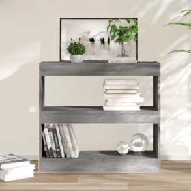 Estantería/divisor de espacios gris Sonoma 80x30x72 cm en Librerías y estanterías | Comprar online en Foru.es