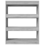 Estantería madera contrachapada gris Sonoma 80x30x103 cm en Librerías y estanterías | Comprar online en Foru.es