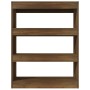 Estantería madera contrachapada marrón roble 80x30x103 cm en Librerías y estanterías | Comprar online en Foru.es