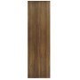 Estantería madera contrachapada marrón roble 80x30x103 cm en Librerías y estanterías | Comprar online en Foru.es