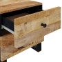 Mesitas de noche 2 uds madera maciza de mango 40x33x46 cm de vidaXL, Mesitas de noche - Ref: Foro24-345215, Precio: 160,42 €,...