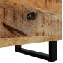 Mesitas de noche 2 uds madera maciza de mango 40x33x46 cm de vidaXL, Mesitas de noche - Ref: Foro24-345215, Precio: 160,42 €,...