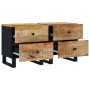Mesitas de noche 2 uds madera maciza de mango 40x33x46 cm de vidaXL, Mesitas de noche - Ref: Foro24-345215, Precio: 160,42 €,...