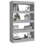 Estantería/divisor madera ingeniería gris Sonoma 80x30x135 cm en Librerías y estanterías | Comprar online en Foru.es