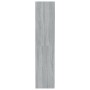 Estantería/divisor madera ingeniería gris Sonoma 80x30x135 cm en Librerías y estanterías | Comprar online en Foru.es