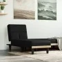 Sofá diván de tela negro de vidaXL, Divanes - Ref: Foro24-352815, Precio: 155,47 €, Descuento: %