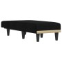 Sofá diván de tela negro de vidaXL, Divanes - Ref: Foro24-352815, Precio: 118,74 €, Descuento: %