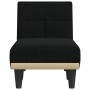 Sofá diván de tela negro de vidaXL, Divanes - Ref: Foro24-352815, Precio: 118,74 €, Descuento: %