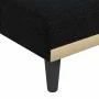 Sofá diván de tela negro de vidaXL, Divanes - Ref: Foro24-352815, Precio: 155,47 €, Descuento: %