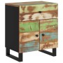 Mesita de noche madera reciclada y contrachapada 50x33x60 cm de vidaXL, Mesitas de noche - Ref: Foro24-350670, Precio: 122,75...