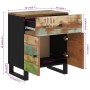 Mesita de noche madera reciclada y contrachapada 50x33x60 cm de vidaXL, Mesitas de noche - Ref: Foro24-350670, Precio: 122,75...