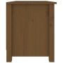 Banco zapatero madera maciza de pino marrón miel 70x38x45,5cm en Zapateros y organizadores de calzado | Comprar online en Foru.e