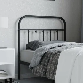 Kopfteil aus schwarzem Metall, 80 cm von vidaXL, Kopf- und Fußteile - Ref: Foro24-352605, Preis: 28,86 €, Rabatt: %