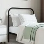Cabecero de metal negro 80 cm de vidaXL, Cabeceros y pies de cama - Ref: Foro24-352605, Precio: 28,86 €, Descuento: %