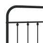 Cabecero de metal negro 80 cm de vidaXL, Cabeceros y pies de cama - Ref: Foro24-352605, Precio: 29,33 €, Descuento: %