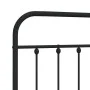Cabecero de metal negro 80 cm de vidaXL, Cabeceros y pies de cama - Ref: Foro24-352605, Precio: 28,86 €, Descuento: %