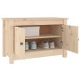 Mueble zapatero de madera maciza de pino 70x38x45,5 cm en Zapateros y organizadores de calzado | Comprar online en Foru.es