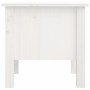 Mesa auxiliar de madera maciza de pino blanco 40x40x39 cm en Mesas auxiliares | Comprar online en Foru.es