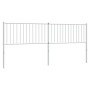 Cabecero de metal blanco 200 cm de vidaXL, Cabeceros y pies de cama - Ref: Foro24-350969, Precio: 41,87 €, Descuento: %