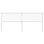 Cabecero de metal blanco 200 cm de vidaXL, Cabeceros y pies de cama - Ref: Foro24-350969, Precio: 41,87 €, Descuento: %