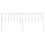 White metal headboard 200 cm by vidaXL, Headboards and footboards - Ref: Foro24-350969, Price: 41,19 €, Discount: %