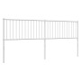 Cabecero de metal blanco 200 cm de vidaXL, Cabeceros y pies de cama - Ref: Foro24-350969, Precio: 41,87 €, Descuento: %