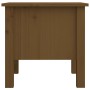 Mesa auxiliar 2 uds madera maciza pino marrón miel 40x40x39 cm en Mesas auxiliares | Comprar online en Foru.es