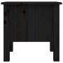 Mesa auxiliar de madera maciza de pino negro 40x40x39 cm en Mesas auxiliares | Comprar online en Foru.es