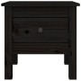 Mesa auxiliar 2 uds de madera maciza de pino negro 40x40x39 cm en Mesas auxiliares | Comprar online en Foru.es