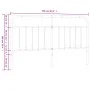 Kopfteil aus weißem Metall, 160 cm von vidaXL, Kopf- und Fußteile - Ref: Foro24-352662, Preis: 46,92 €, Rabatt: %