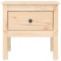 Mesa auxiliar de madera maciza de pino 50x50x49 cm en Mesas auxiliares | Comprar online en Foru.es