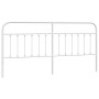 Cabecero de metal blanco 200 cm de vidaXL, Cabeceros y pies de cama - Ref: Foro24-352665, Precio: 47,37 €, Descuento: %