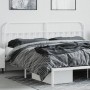 Cabecero de metal blanco 200 cm de vidaXL, Cabeceros y pies de cama - Ref: Foro24-352665, Precio: 47,37 €, Descuento: %