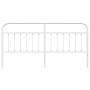 Cabecero de metal blanco 200 cm de vidaXL, Cabeceros y pies de cama - Ref: Foro24-352665, Precio: 47,37 €, Descuento: %
