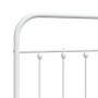Cabecero de metal blanco 200 cm de vidaXL, Cabeceros y pies de cama - Ref: Foro24-352665, Precio: 47,37 €, Descuento: %