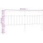 Cabecero de metal blanco 200 cm de vidaXL, Cabeceros y pies de cama - Ref: Foro24-352665, Precio: 47,37 €, Descuento: %