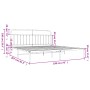 Estructura de cama con cabecero metal negro 193x203 cm de vidaXL, Camas y somieres - Ref: Foro24-352584, Precio: 129,75 €, De...