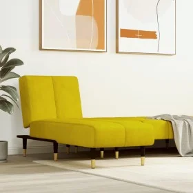 Sofá diván de terciopelo amarillo de vidaXL, Divanes - Ref: Foro24-352797, Precio: 169,79 €, Descuento: %