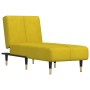 Sofá diván de terciopelo amarillo de vidaXL, Divanes - Ref: Foro24-352797, Precio: 150,94 €, Descuento: %