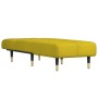 Sofá diván de terciopelo amarillo de vidaXL, Divanes - Ref: Foro24-352797, Precio: 150,94 €, Descuento: %